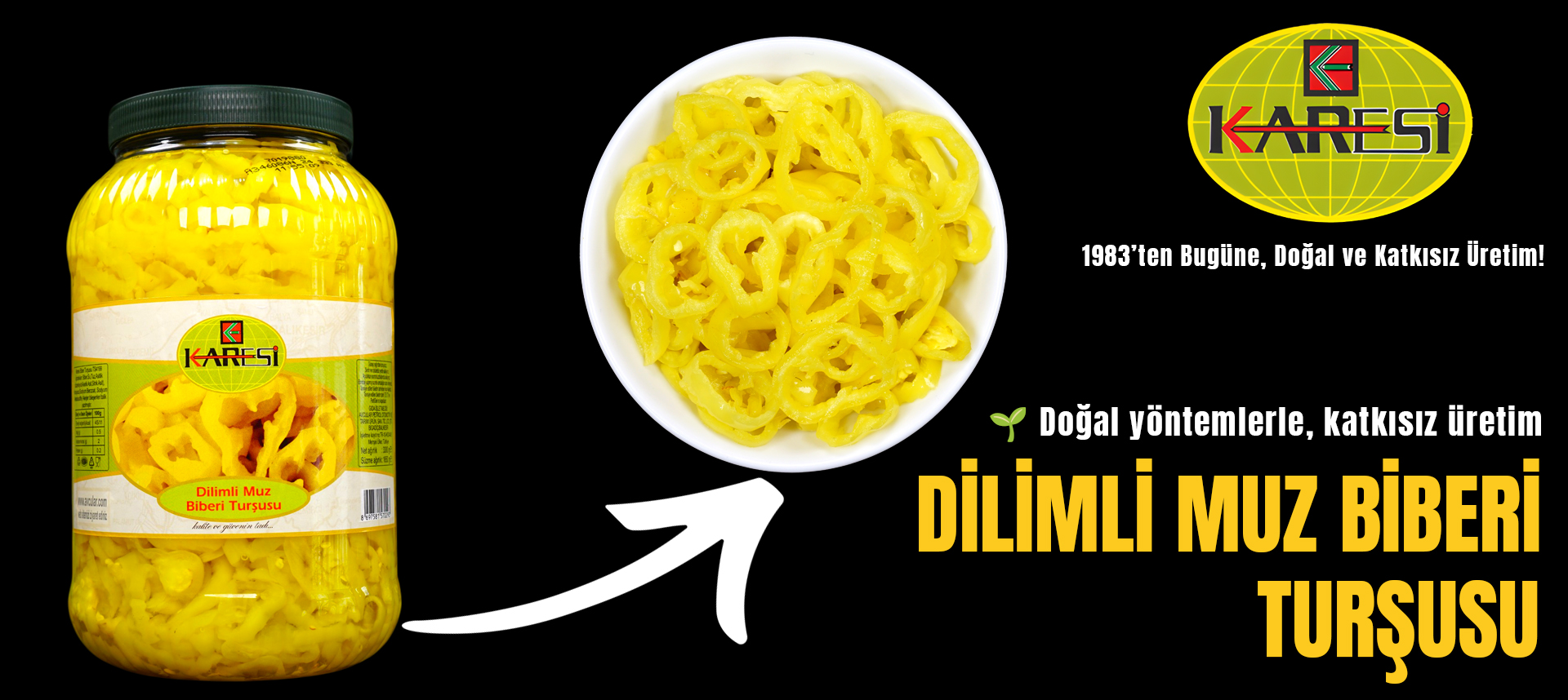 dilimli muz biberi turşusu